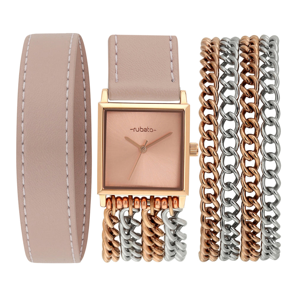 The Dream Wrap - Square Rose Gold - Pale Pink