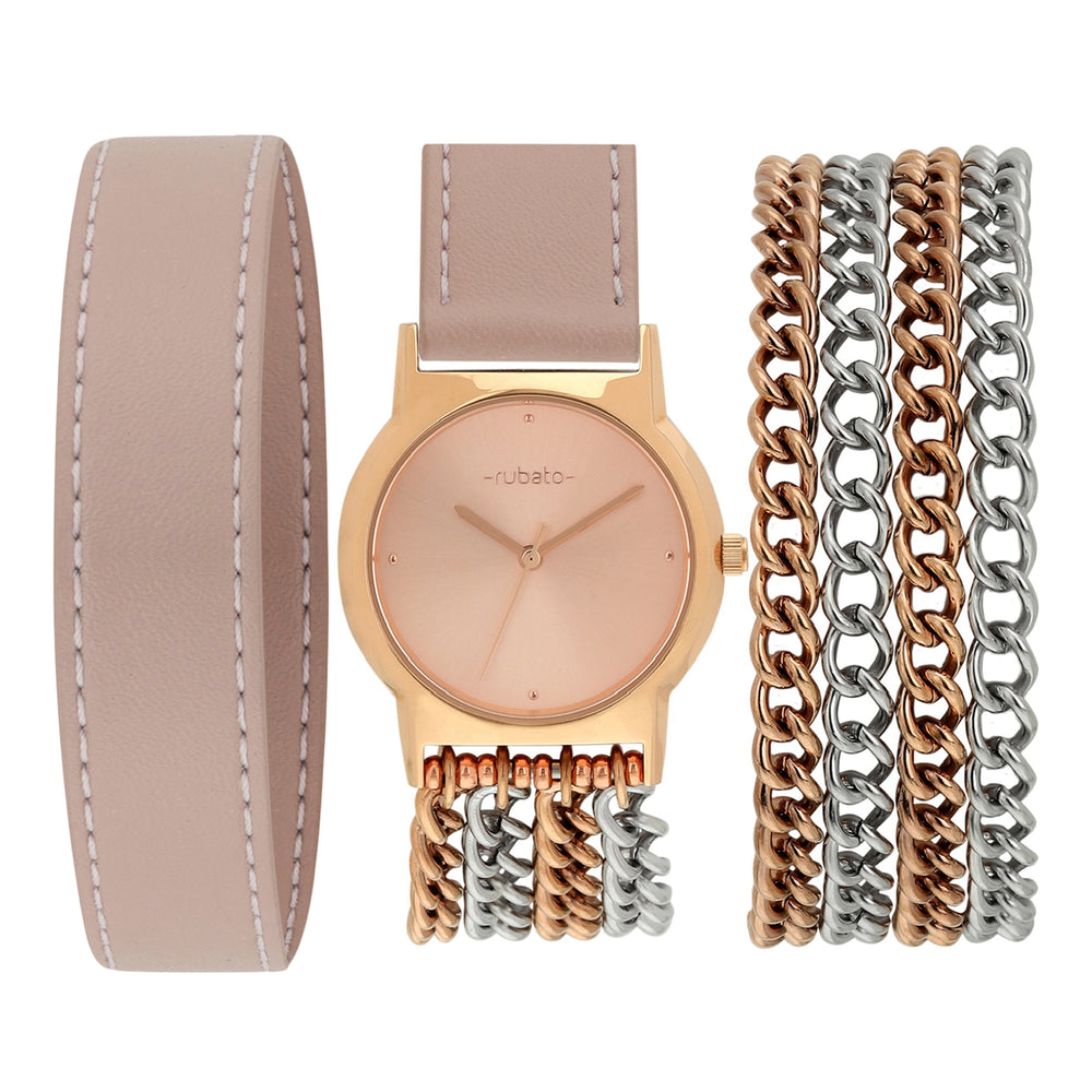 The Dream Wrap - Round Rose Gold - Pale Pink